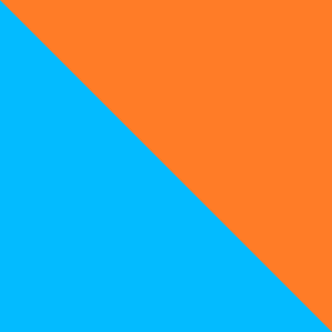 Azul/Naranja