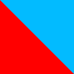 Azul/rojo