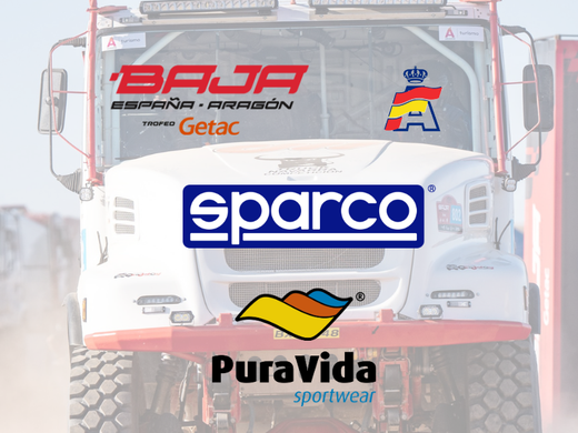Puravida Sportwear representará a Sparco en la Baja Aragón 2026, reforzando más de una década de colaboración