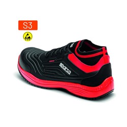 Botas Seguridad Sparco Legend Splitter ESD S3 SRC Negro/Rojo