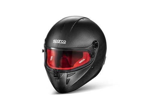 CASCO INTEGRAL DE CARBONO SPARCO PARA KARTING MODELO STEALTH CARBON FIA 8878-2024