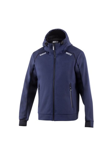 CHAQUETA SOFTSHELL CON CAPUCHA SPARCO