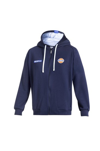 SUDADERA CON CAPUCHA SPARCO X GULF