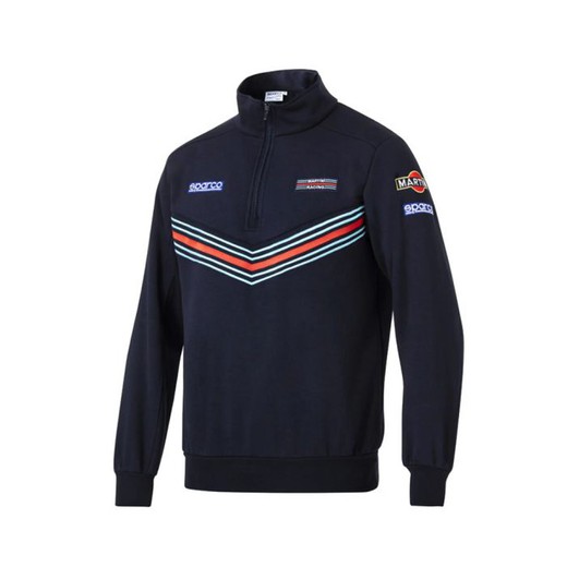 SUDADERA MEDIA CREMALLERA SPARCO MARTINI RACING