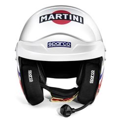 CASQUE JET SPARCO AIR PRO RJ-5i MARTINI RACING - LOGO FIA 8859-2015