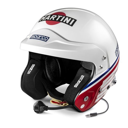 CASQUE JET SPARCO AIR PRO RJ-5i MARTINI RACING - LOGO FIA 8859-2015