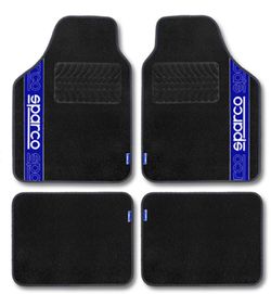 TAPIS DE SOL SPARCO AVEC LOGOS BLEU