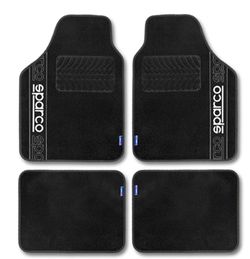 TAPIS DE SOL SPARCO AVEC LOGOS BLANCS