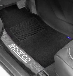 TAPIS DE SOL SPARCO AVEC LOGOS GRIS