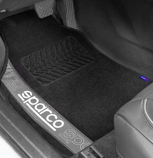 TAPIS DE SOL SPARCO AVEC LOGOS GRIS
