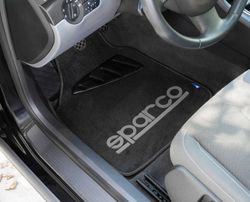 TAPIS DE SOL SPARCO POUR VOITURES LOGO GRIS