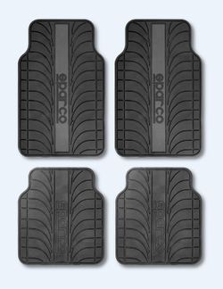 TAPIS DE VOITURE SPARCO GRIS EN PVC