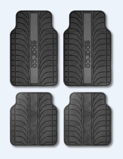 TAPIS DE VOITURE SPARCO GRIS EN PVC