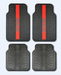 TAPIS DE VOITURE SPARCO EN PVC ROUGE