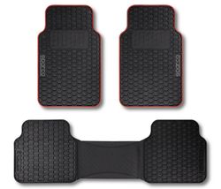 TAPIS DE VOITURE SPARCO NOIR ET ROUGE