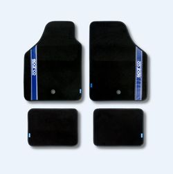 TAPIS DE VOITURE SPARCO NOIR/BLEU MARINE