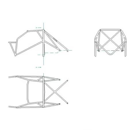 ARCO DE SEGURIDAD MULTIPUNTO SPARCO PEUGEOT 306