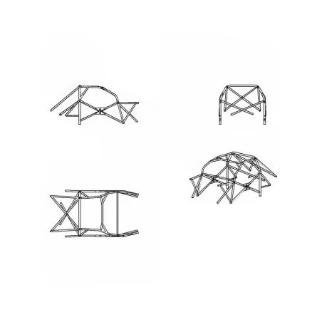 ARCO DE SEGURIDAD SPARCO BMW SERIE 3 E46 4 PUERTAS 3200I, 320D, 330D DE 1998 A 2006