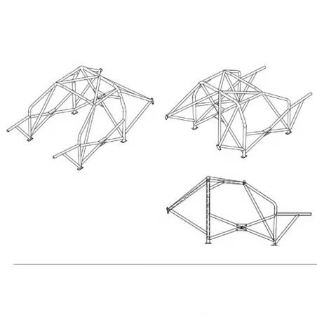 ARCO DE SEGURIDAD SPARCO CITROËN DS3 DESPUÉS DEL 2010 8 PUNTOS