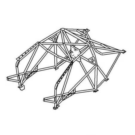 ARCO DE SEGURIDAD SPARCO MITSUBISHI EVO 7/8/9 CT9A