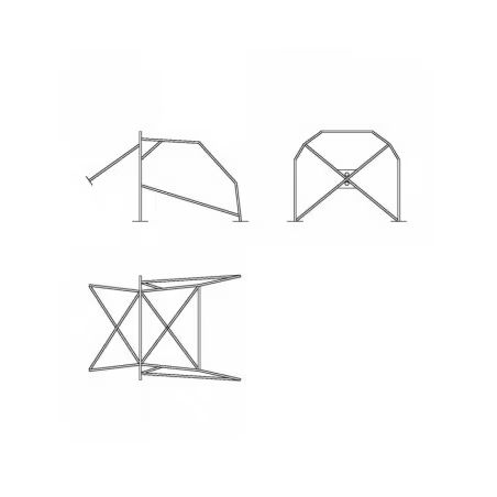 ARCO DE SEGURIDAD SPARCO PARA MITSUBISHI COLT CZ3 A PARTIR DE 2005