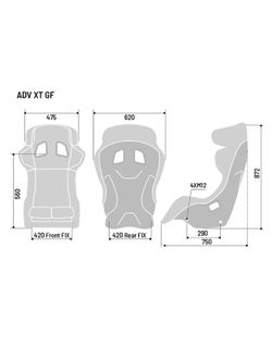 BAQUET SPARCO ADV XT FIA 8862-2009