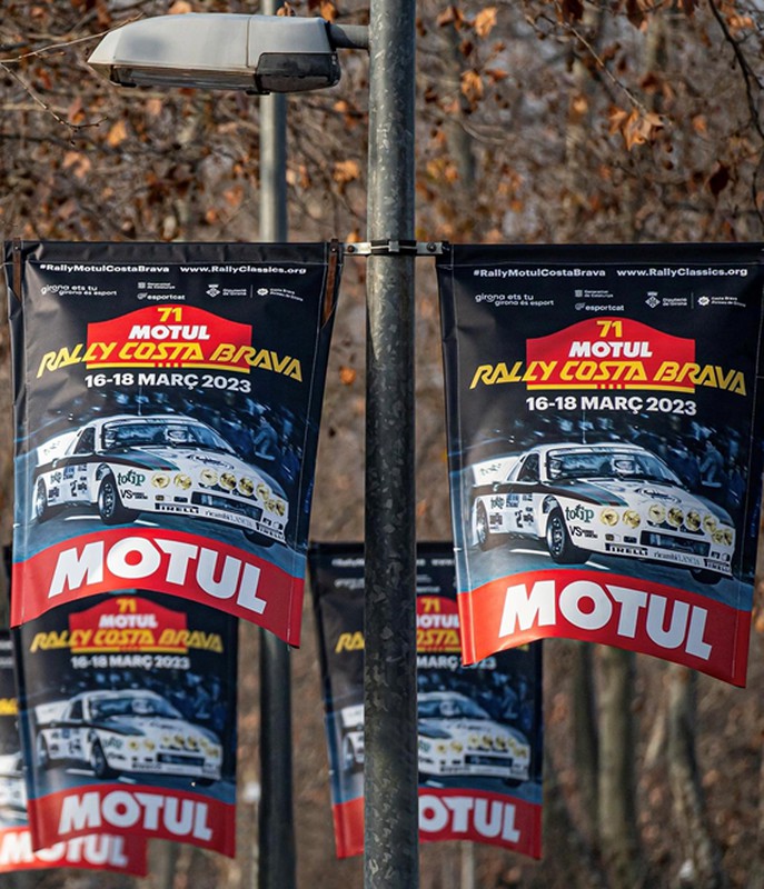 Bandera oficial Rally Motul Costa Brava — SPARCO PURAVIDA SPORTWEAR