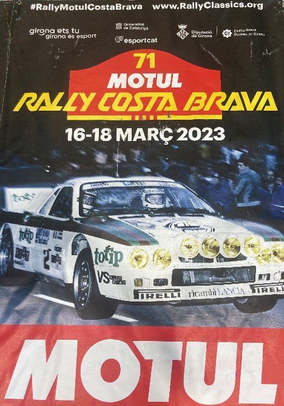 Banderin Rally Inicio Bandera oficial Rally Motul Costa Brava — SPARCO - PURAVIDA SPORTWEAR