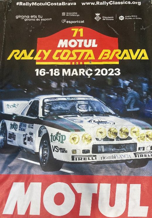Bandera oficial Rally Motul Costa Brava — SPARCO - PURAVIDA SPORTWEAR