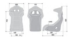 BAQUET SPARCO CIRCUIT CARBONE TAILLE M FIA 8855-1999