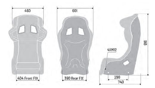 BAQUET SPARCO MATRIX FIA 8855-2021