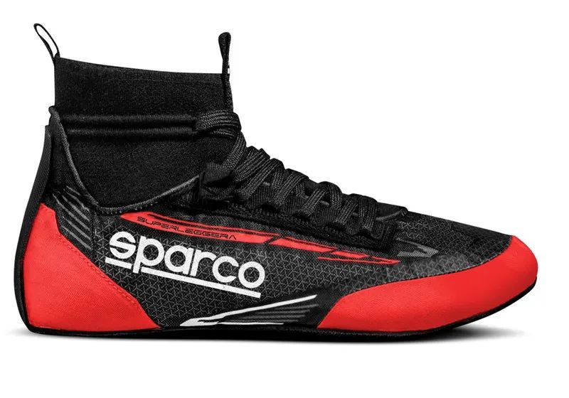 BOTIN SPARCO SUPERLIGERO FIA 8856-2018 ÚLTIMA UNIDAD 48 / Negro/Rojo