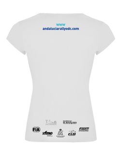 T-SHIRT PEAK OFFICIEL DU RALLYE D'ANDALOUSIE POUR FEMMES