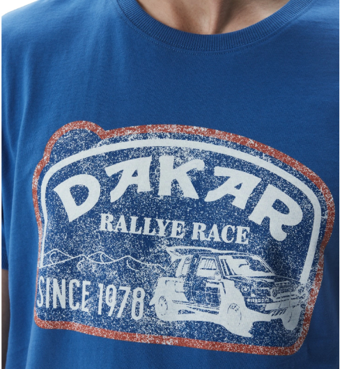 T-shirt officiel Dakar Classic, couleur bleue