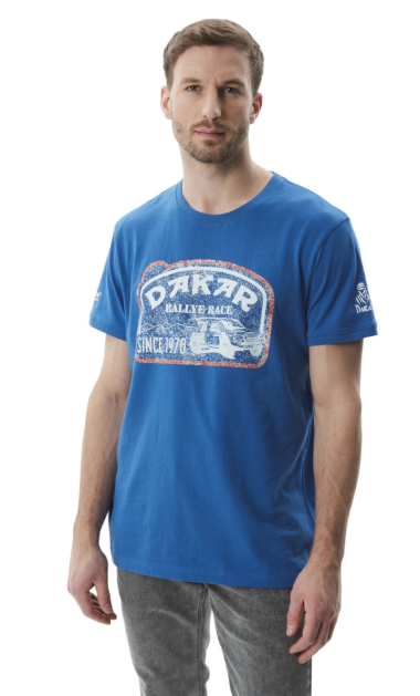 CAMISETA OFICIAL DAKAR CLASSIC COLOR AZUL