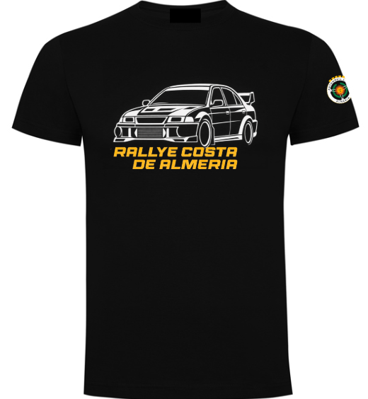 CAMISETA OFICIAL RALLYE COSTA DE ALMERIA 2026 - DISEÑO RETRO