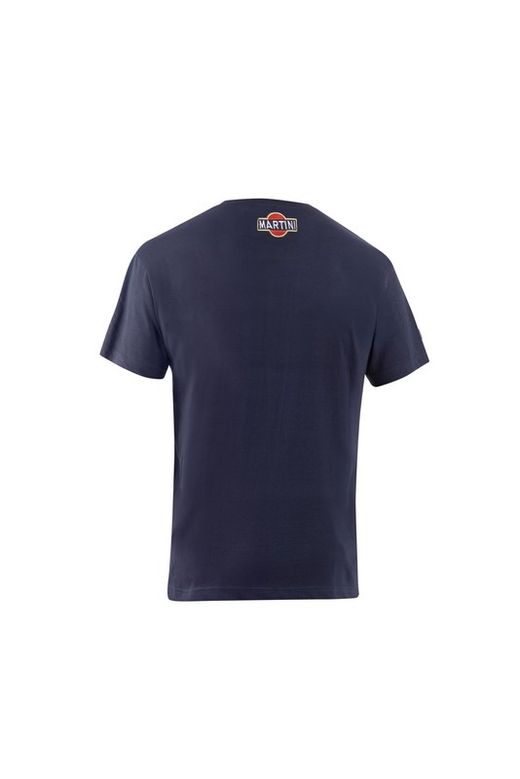 T-SHIRT SPARCO MARTINI RACING AVEC RAYURES TISSÉES ET PATCH