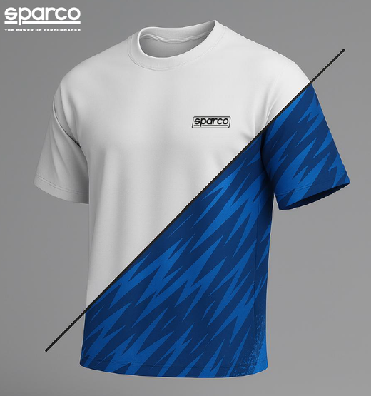 T-SHIRT TECHNIQUE SPARCO RACING PERSONNALISÉ POUR ÉQUIPES ET PILOTES