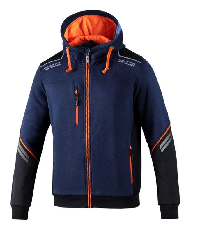 SUDADERA TECH HOODED FULL ZIP SPARCO