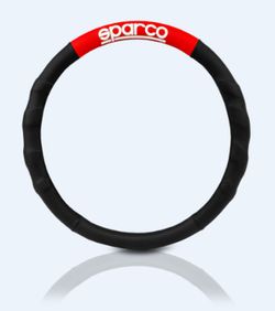 COUVRE-VOLANT ROUGE SPARCO