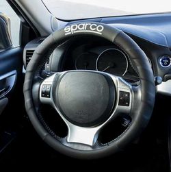 COUVERTURE DE VOLANT SPARCO GRISE