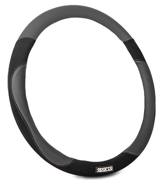 COUVERTURE DE VOLANT SPARCO GRIS PVC + CAOUTCHOUC