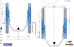 GUIDE COULISSANT SPARCO MODÈLE UNIVERSEL