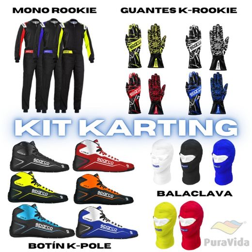 KIT EQUIPACIÓN SPARCO PARA KARTING