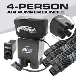 MAC AIR HELMET PUMPER 4 PERSONAS | SISTEMA DE VENTILACIÓN DE CASCO CON CONTROL DE VELOCIDAD