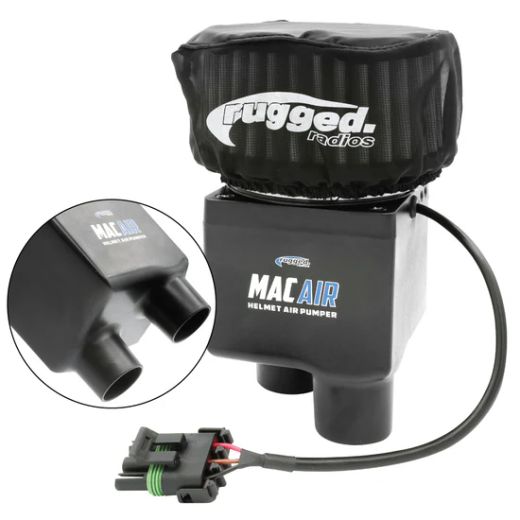 MAC AIR PUMPER 2 UNIDADES - SISTEMA VENTILACIÓN CASCO OFF ROAD - RUGGED RADIOS