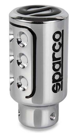POMMEAU DE LEVIER DE VITESSE SPARCO RACING CHROMÉ POUR VOITURES