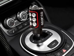 POMMEAU DE VOITURE DE COURSE NOIR SPARCO