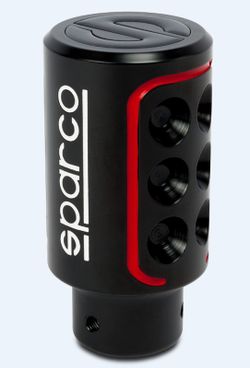 POMMEAU DE VOITURE DE COURSE NOIR SPARCO