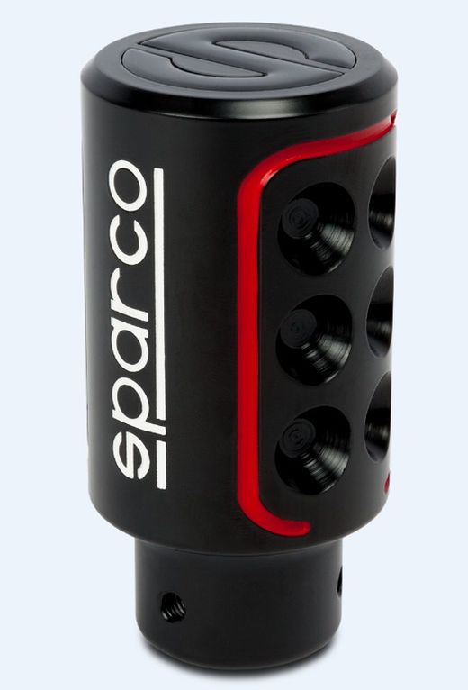 POMMEAU DE VOITURE DE COURSE NOIR SPARCO